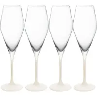 Villeroy & Boch Manufacture Rock champagnelasi 26 cl 4 kpl Kirkas-valkoinen