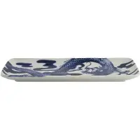 Tokyo Design Studio - Japonism Dragon Lautanen 28,5x14 cm Blue