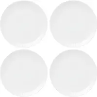 Aida Relief - Lunch Plate White - White - ONE SIZE