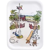 Muurla Emil-Brikke Flagstangen 27X20 Cm - White - 27X20CM