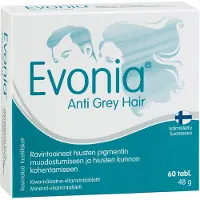 Raw Organic Hankintatukku Evonia Anti Grey Hair 60 tabl.