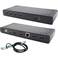 I-Tec USB 3.0 / USB-C / Thunderbolt Dual Display PD 100W -telakointiasema