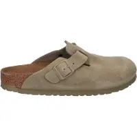 Birkenstock for woman. 1025844 Leather Boston Clogs (Narrow Fit) pistachio green (40), Flat, None, Casual
