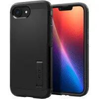 Spigen Tough Armor AI (MagFit), Suojus, Apple, iPhone 16e, 15,5 cm (6.1"), Musta