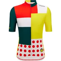 Santini Combo Tour De France Official General Leader Kurzarm-radtrikot