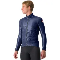 Castelli Aria Shell -pyöräilytakki Belgian Blue miehet