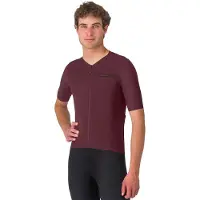 Castelli Premio Evo -pyöräilypaita Bordeaux miehet