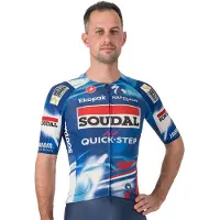 Castelli Aero Race 8s Soudal Quick-step 2025 Lyhythihainen Pyöräilypaita