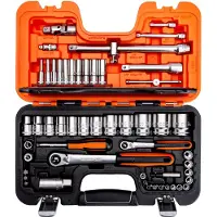 Bahco hylsysarja S560, 1/4"+1/2", 56 osaa