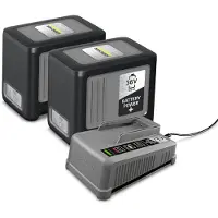 Kärcher Akku Power+ 36 V; 2x6,0 Ah + nopea latauslaite Power +