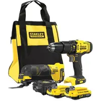 Stanley Työkalusarja SFMCK213D2S-QW (SFMCD711 + SFMCE500); 18 V; 2 x 2,0 Ah akku