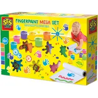 SES Creative Fingerpaint Mega Set 6X110Ml - Multi/patterned - ONE SIZE