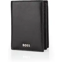 HUGO BOSS Lompakko korteille ja kolikoille , Classic Smooth Black