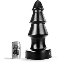 All Black Butt Plug 40 cm