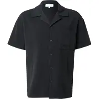 Sixth June Crepe Fabric Ss Shirt - Black - M