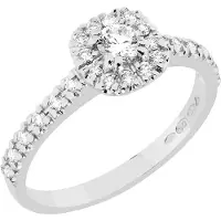 Sandberg Toivomuslähde timanttisormus halo 0.39ct V-705w-155