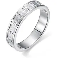 Kalevala Koru Legenda-sormus 4.3mm valkokulta 541000401170