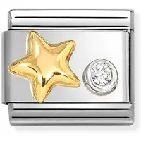 Nomination Composable Classic symbols raised star 630301/01