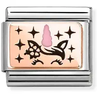 Nomination Composable Classic pink unicorn 430204/03