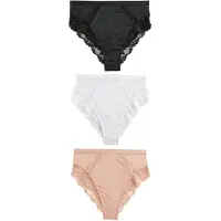 Next Alushousut beige / musta / valkoinen