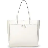 Ralph Lauren for woman. 431960183003 Off-white large Cameryn granulated leather tote bag (OSFA), Casual