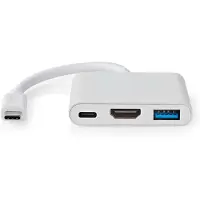 Nedis CCGB64770WT01 USB N Moniporttisovitin
