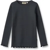 Wheat T-Shirt L/S Ida - Navy - 152