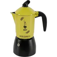 Bialetti Orzo Express, Mokkapannu, Alumiini, Musta, Alumiini, 4 kuppia, Orzo Express, CE (0002324/NP)