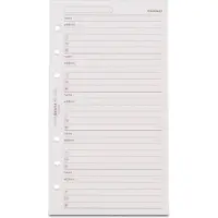 Filofax Contacts Refill - Personal