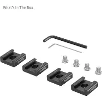 SmallRig 5033 Anti-Twist Cold Shoe Mount Support (4Pcs)
