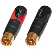 Neutrik NF2C-B/2 RCA-liitin