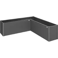 Biohort Belvedere istutusallas midi koko l200 metallic tummanharmaa