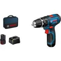Bosch Powertools Iskupora / ruuvinväännin GSB 12V-15; 12 V; 2x2,0 Ah akku