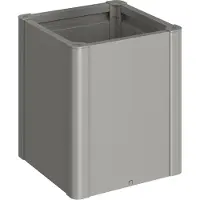 Biohort Belvedere istutusallas midi koko 50 metallic kvarts-harmaa