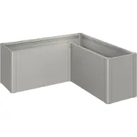 Biohort Belvedere istutusallas midi koko l150 metallic kvarts-harmaa