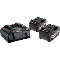 Metabo Tarvikesarja 18 V; 2x5,2 Ah akku