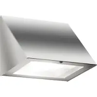 CMD Led ulkoseinävalaisin AQUA, Alumiini/harmaa/sinkki, Ruostumaton teräs, Moderni