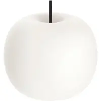 Kdln Design-pöytävalaisin KUSHI 33, himmennettävä, Valkoinen/opaali, Olohuone/ruokailutila, Lasi, Design