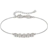 Nomination Armonica hopearannekoru Rich zirkonioilla Four Leaf Clover Silver 241303/001