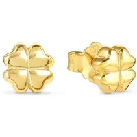 Nomination Armonica hopeakorvakorut Four Leaf Clover Gold 241307/003