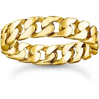Thomas Sabo hopea sormus kullattu panssari TR2496-413-39-52