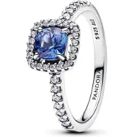 Pandora Timeless Halo hopeasormus sininen cz 193555C01-50