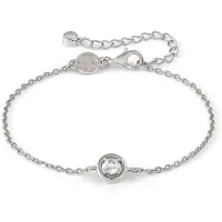 Nomination Cosmic Love hopearannekoru zirkonioilla Silver Circle 241703/053