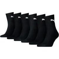 Puma Short Crew 6P Unisex Ecom - Black - 39-42