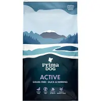 PrimaDog Active Ankka-Silli viljaton 10 kg koiran täysravinto