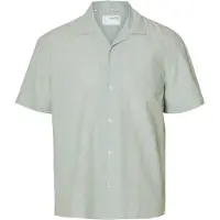 Selected Slhrelaxsun Shirt Ss Resort - Green - S