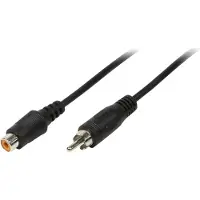 Logilink RCA - RCA, 5m, RCA, Uros, RCA, Naaras, 5 m, Musta (CA1032)