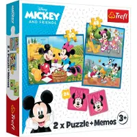 Trefl DISNEY Palapeli Mikki Hiiri 2 In 1 30 ja 48 palaa + muistipeli
