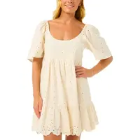 Rip Curl San Carlos La Joya S/S Mini - Cream - L