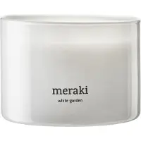 Meraki White Garden Scented Candle Large